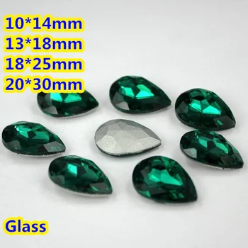 

Blue Zircon Color Pear Drop Crystal Fancy Stones Teardrop Glass Stones 10*14mm,13*18mm,18*25mm,20*30mm Diy Jewelry/Wedding dress