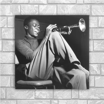

Miles Dewey Davis III Art Silk Poster Home Decor 12x12 24X24inch