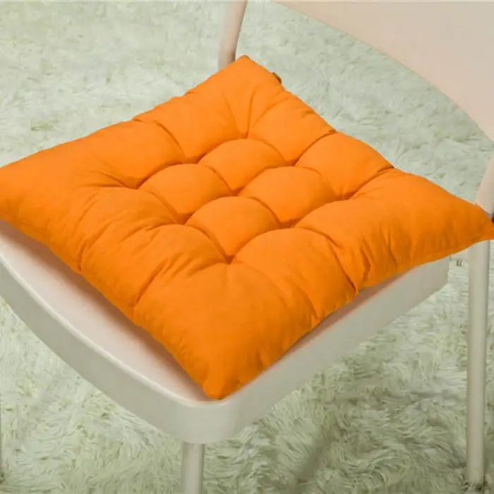 Фирменная Новинка 40*40 см зимняя домашняя офисная декоративная подушка для сиденья одноцветная удобная барная подушка для кресла дивана подушки для ягодиц