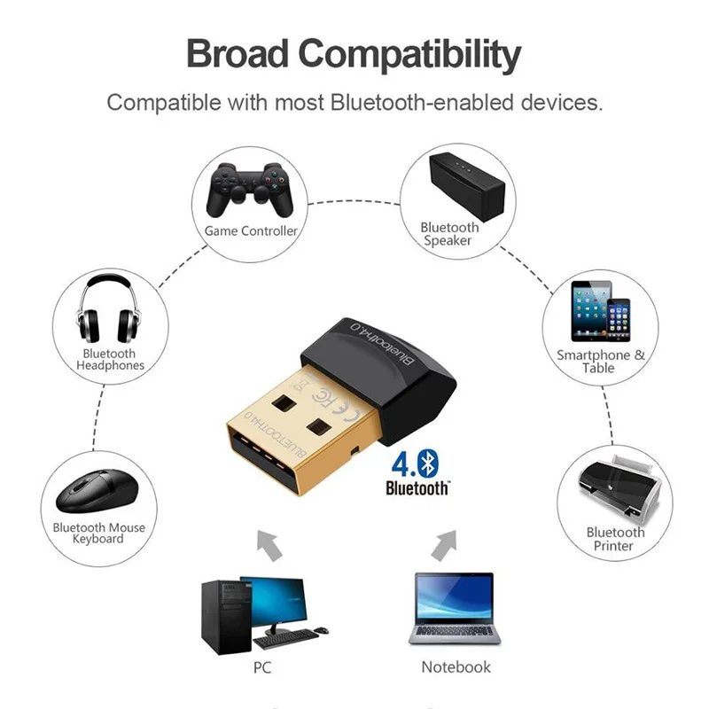 Bluetooth 4 0 CSR адаптер двойного режима Беспроводной USB-ключ передатчик QJY99 |