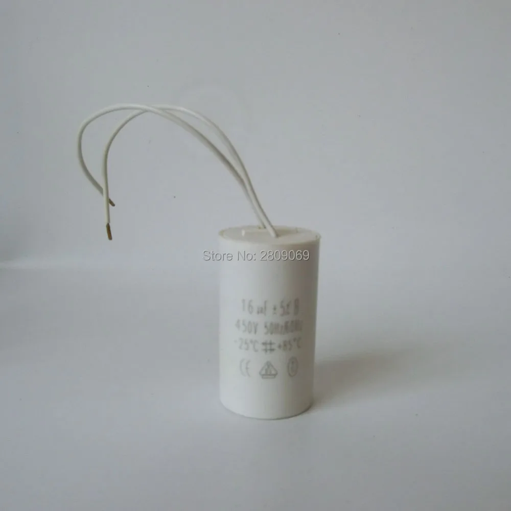

16uf,450V,AC50/60Hz,10/70/21,two wires,cylindrical capacitor.