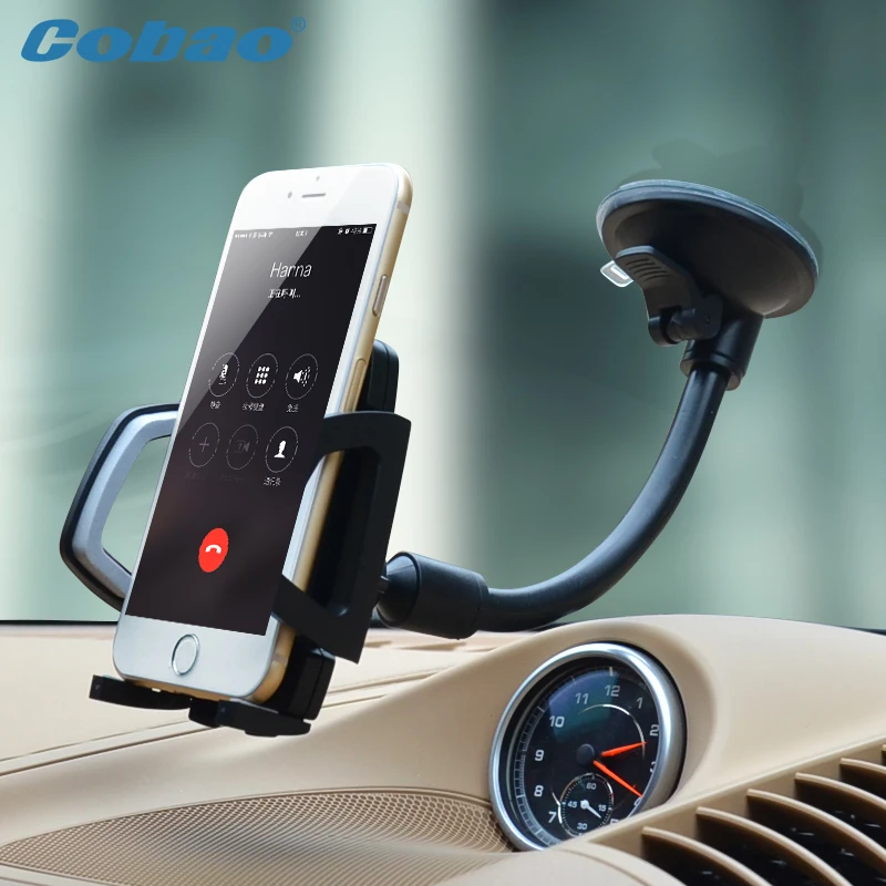 Universal Long Arm Windshield mobile Cellphone Car Mount Bracket Holder ...