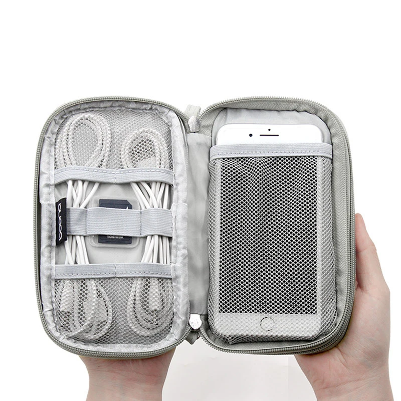 Цифровой кабель сумка электронный кабель Шнур питания зарядное устройство Органайзер гарнитуры Наушники Аксессуары для путешествий гаджет сумка для переноски