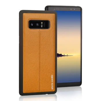 

For Samsung Galaxy Note 8 Case Original Pierre Cardin Genuine Leather TPU Case Cover For Samsung Galaxy Note 8 Back Phone Cases