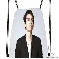 Custom Dylan O'brien @ 02-походная сумка на шнурке Cute Daypack Kids Satchel (черная спина) 31x40 cm #180611-01-26