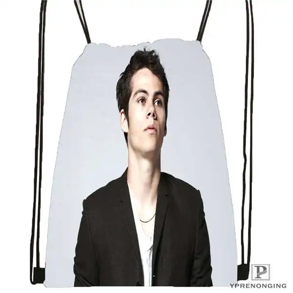Custom Dylan O brien 02 Drawstring Backpack Bag Cute Daypack Kids Satchel Black Back 31x40cm 180611