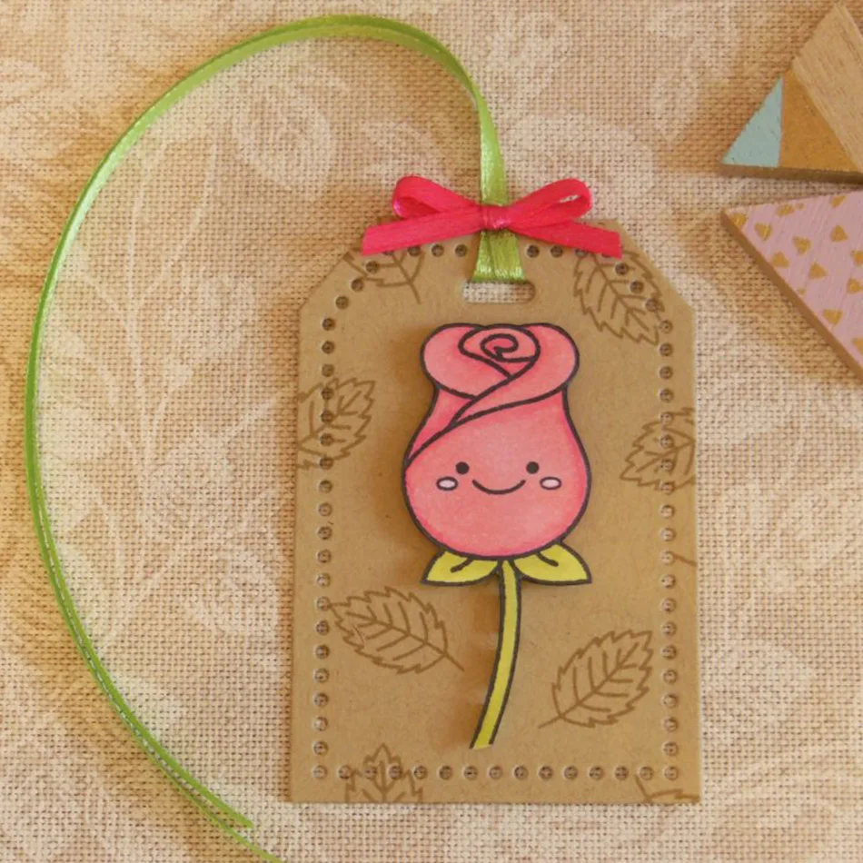 

PER TE" Tag Dies Metal Cutting Dies for Scrapbooking DIY Album Embossing Folder Paper Card Maker Template Decor Stencils Crafts