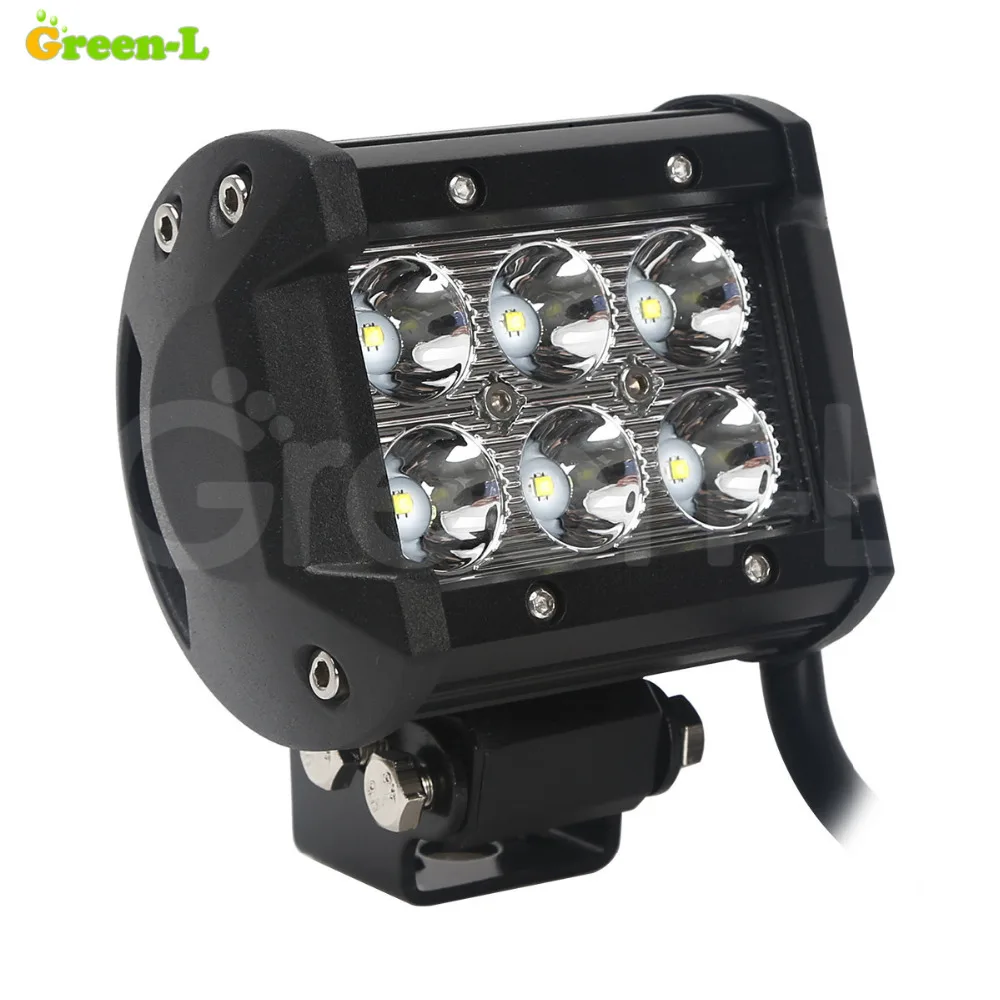 

1Pc 4" inch 18W LED Work Light Spot Fog Lamp for Motorcycle Tractor Boat Off Road 4WD 4X4 Truck SUV ATV Spot 12V 24V