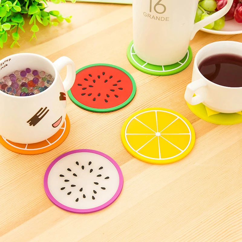 Fruit Shape Antiskid heat Insulation Coaster Creative Home Kitchen Bowl