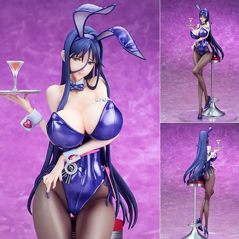 

27cm Native Sexy Girls PVC Action Figures Misa Bunny Girl Pure White Magical Girl RAITA Soft Toy Anime Figure Model Toy for Gift
