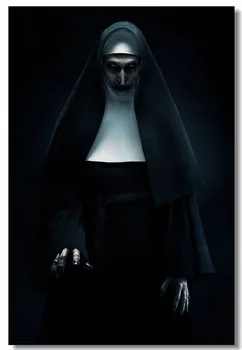

Custom Canvas Wall Mural The Nun Wall Stickers The Nun Poster Conjouring Universe Wallpaper Bar Cafe Offie Home Decoration #860#