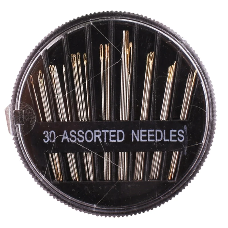 

Hot Sale Handmade Assorted 30PCS/Box Stainless Steel Mending Craft Sewing Needles Popular High Quality Embroidery