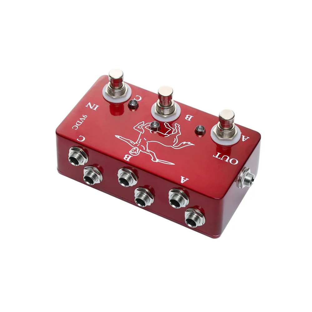 Portable Red Color Effects Loop Pedals Switch Guitar Accessories Looper