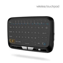 Мини Сенсорная воздушная клавиатура H18 2,4 ГГц полноэкранная Сенсорная панель Air mouse поддержка подключения Android tv Box ноутбук компьютер настольный ПК