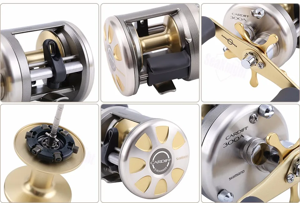 SHIMANO CARDIFF 200A 201A 300A 301A 400A 401A Baitcasting Fishing