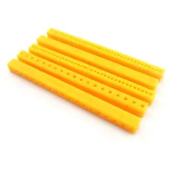 Желтый цвет 95 мм пластиковые Придерживайтесь Multi-диафрагма пластик подключения стержня DIY модель автомобиля Frame Stick