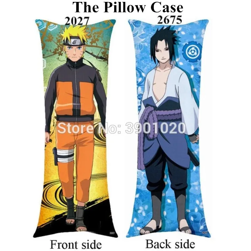 New anime Naruto hugging PillowCase cartoon Uchiha Sasuke Itachi Hatake
