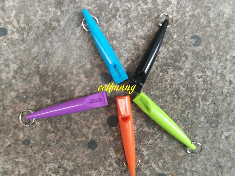 20PCS 8cm size Dog whistle Pet Training Plastic Whistle