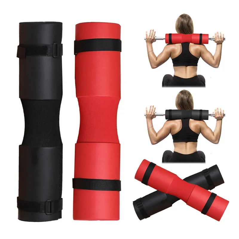 Foam Padded Barbell Bar Cover Pad Weights Lifting Shoulder Backs Support 