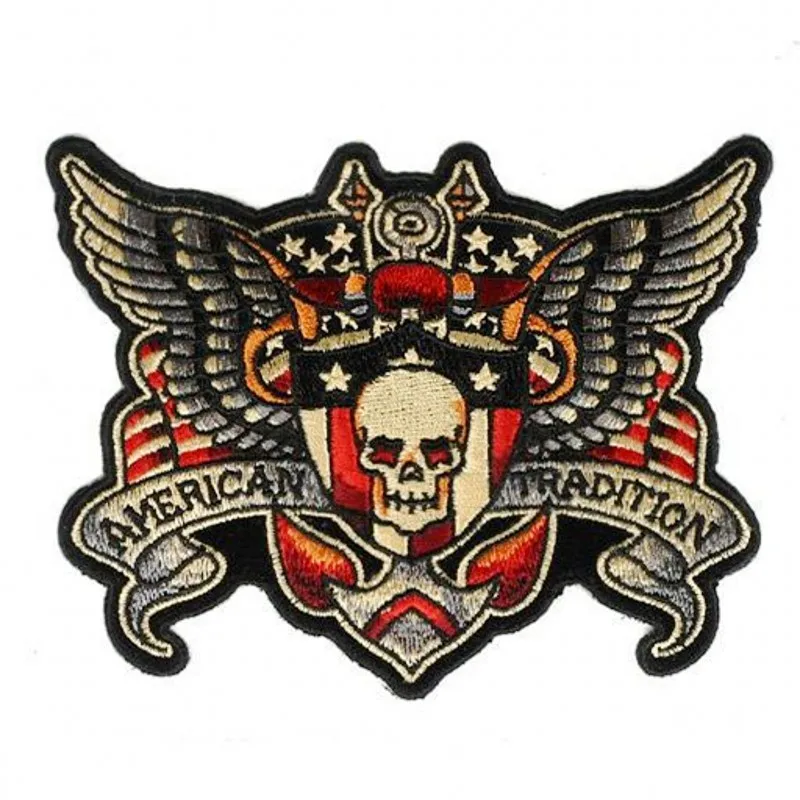 Skeleton Wing MC Patch