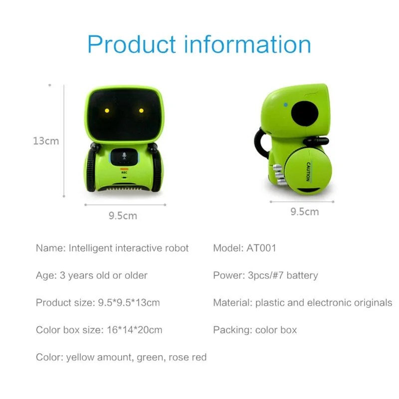2019 New Toy Robots for Kids Dance Voice Command Touch Control Toys Interactive Robot Cute Toy Smart Robotic for kids Gifts