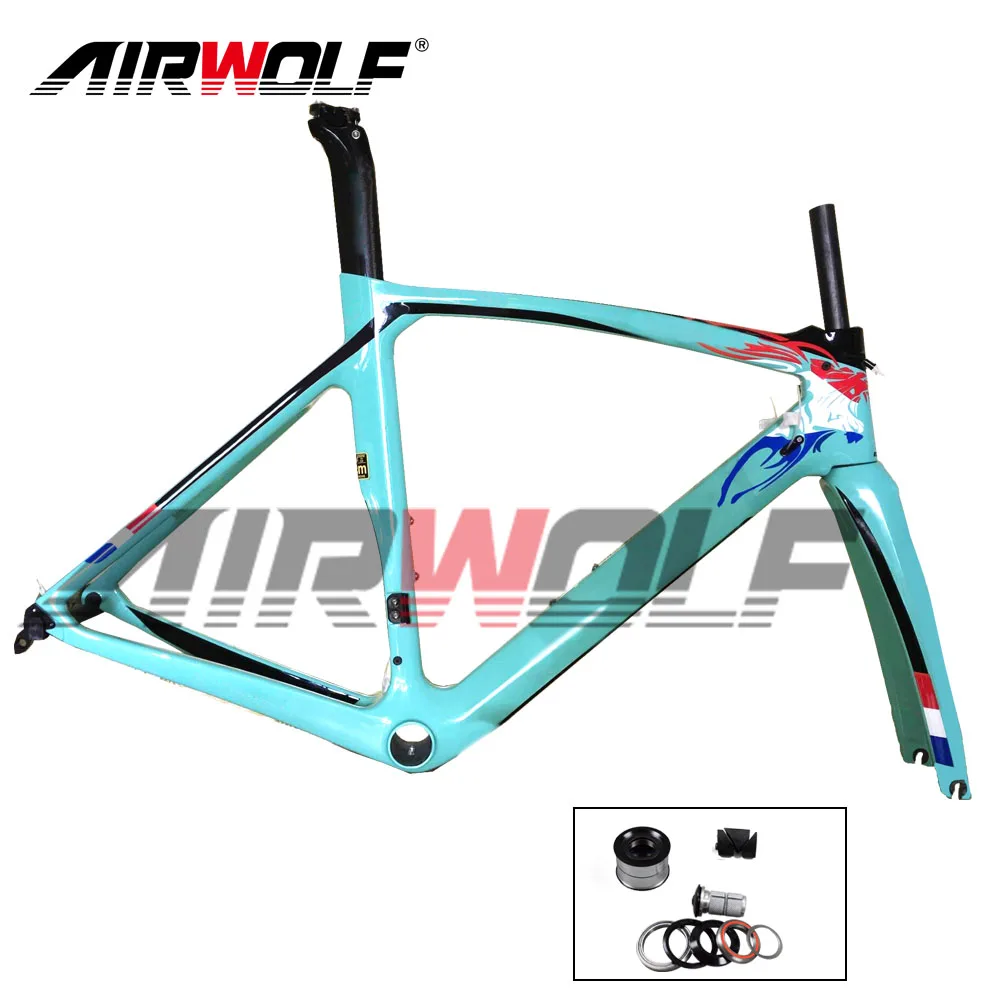 

Full Toray T1100 carbon road frame bicycle bike frame+fork+seatpost+headeset+clamp UD weave 50/53/55/57cm XR4 frame carbon road