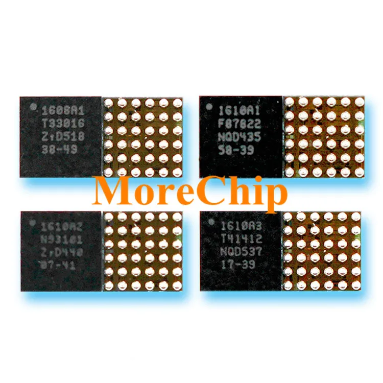 

1608A1+1610A1+1610A2+1610A3 U2 Charger IC For iPhone 5 5S 5C 6 6plus 6S 6SPlus USB Control IC Charging Chip 36 Pins 4pcs/set