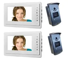 freeship by DHL 7″ Door Access Control Security Camera Intercom TFT Monitor LCD Color Video Door Phone DoorBell Intercom