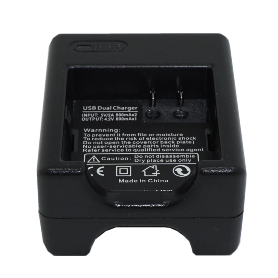 Chargers for Xiaomi Yi 2 4K battery USB Dual Bateria Charger For XiaoYi 2 4K Xiaomi Yi II 4K action camera Accessories (5)