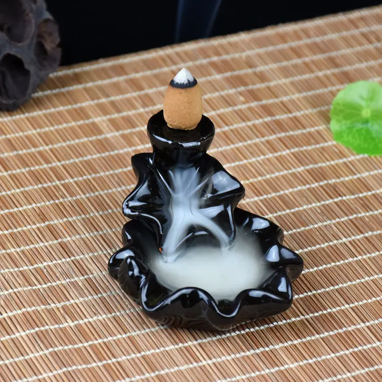 

Creative Home Decor The Little Monk Censer Small Buddha Burner Backflow Stick Incense Burner Purple Clay Censer Home Decoration