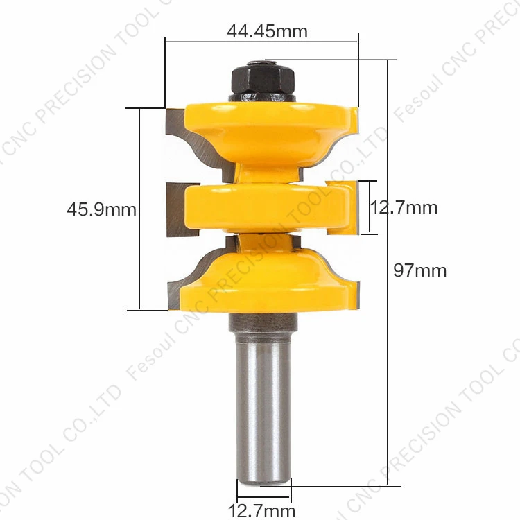 12,7 мм shaft-3PCS, ЧПУ Карбид вольфрама Концевая фреза, деревообрабатывающий фреза, деревообрабатывающий инструмент, дверной каркас муфты нож