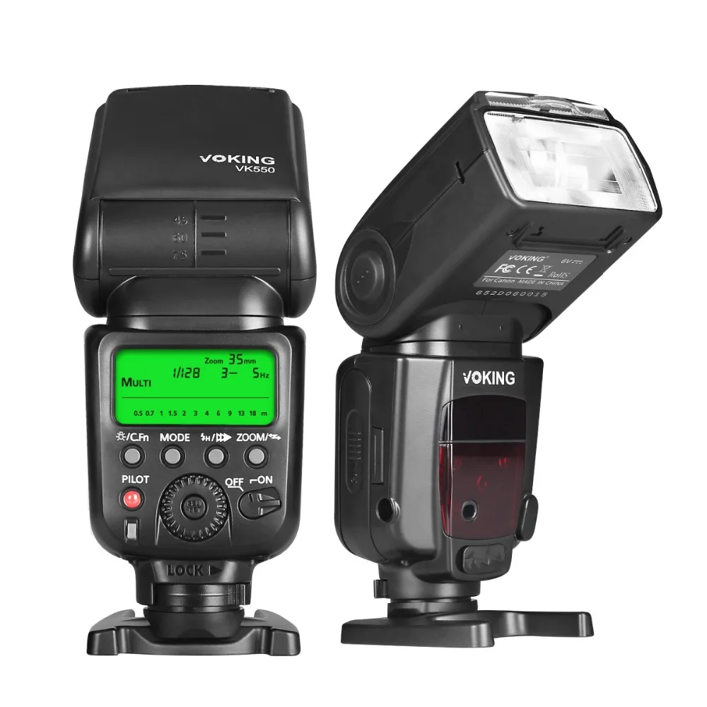 Voking Speedlite VK550 для цифровой однообъективной зеркальной камеры Canon EOS 5D3 7D 5D2 5D3 6D 70D 60D 600D 650D 550D 100D 600D 650D 700D 1000D 1100D 1200D цифровых зеркальных камер