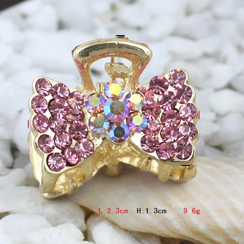 Free Shiping 10pcs Lot Mixed Styles Hair Clip Rhinestone Hari Comb