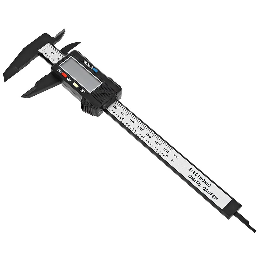 150mm 6 Inch Lcd Digital Caliper Carbon Fiber Vernier Gauge Micrometer 150mm-6-inch-lcd-digital-caliper-carbon-fiber-vernier-gauge-micrometer