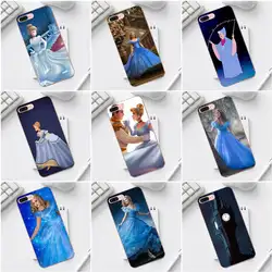 Qdowpz прекрасный Золушка Мягкие TPU Случаи кожи для iPhone 4 4S 5 5C SE 6 6S 7 8 Plus X XS Max XR Galaxy A3 A5 J1 J3 J5 J7 2017