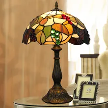 Ретро стеклянный прикроватный столик для спальни, модная декоративная лампа для вина ресторана отеля