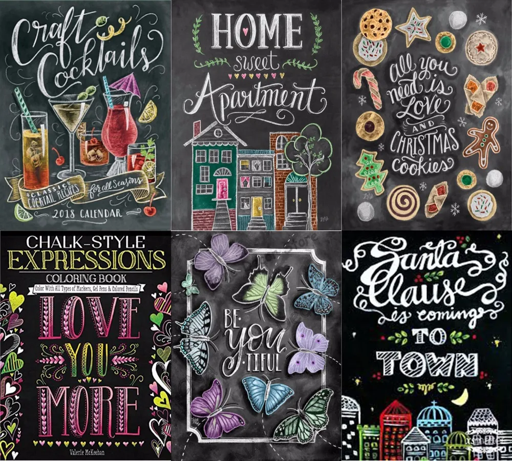

New Year Full Square Drill 5D DIY Diamond Painting "Cartoon hand painted" Cross Stitch Mosaic Rhinestone Decor Gift XPZ BK