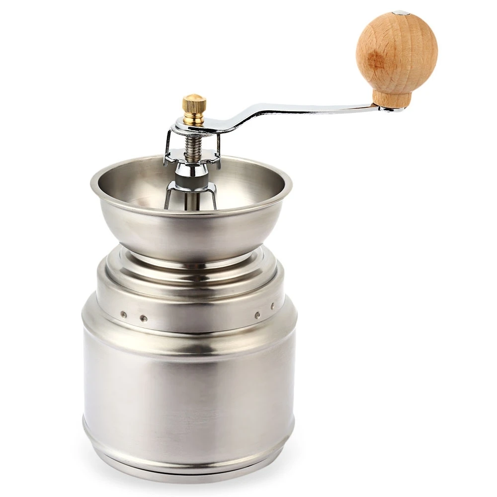 Portable Coffee Grinder Stainless Steel Adjustable Manual Ceramic