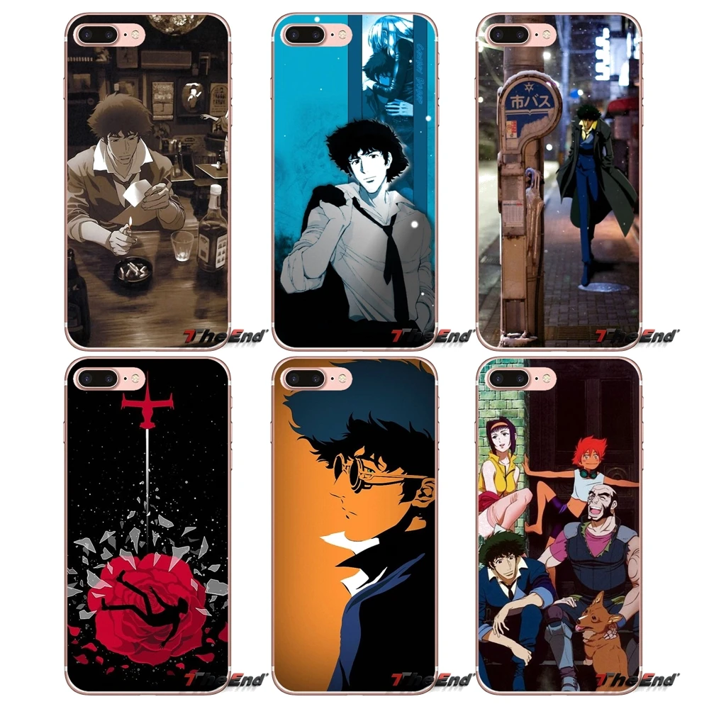 Для iPhone X 4 4S 5 5S 5C SE 6 6S 7 8 Plus Samsung Galaxy J1 J3 J5 J7 A3 A5 2016 2017 Pro Spike Spiege Cowboy Bebop чехол для