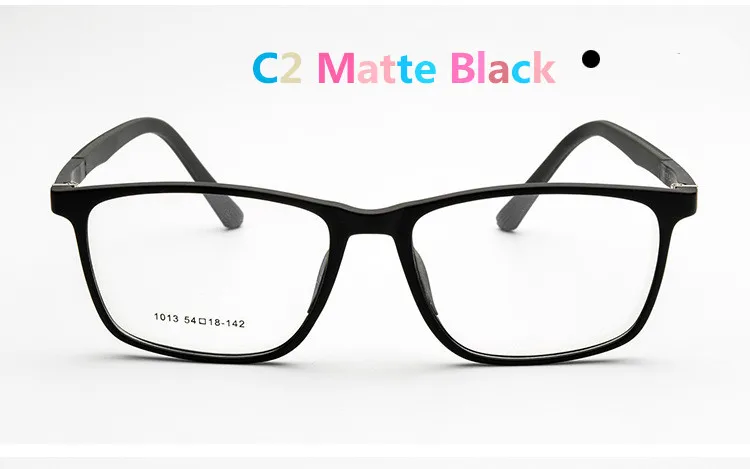 Негабаритных TR90 квадратный студенты очки при близорукости очки для мальчиков и девочек крутые медицинский силикон по рецепту очки рамки - Цвет оправы: C2