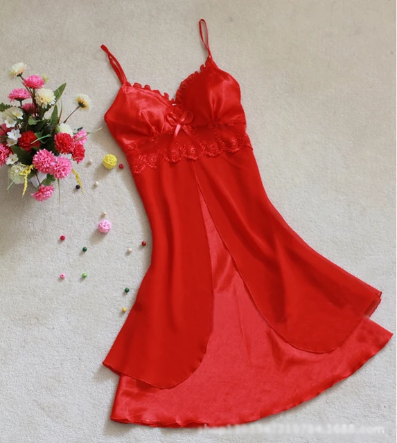 satin night shirt dress