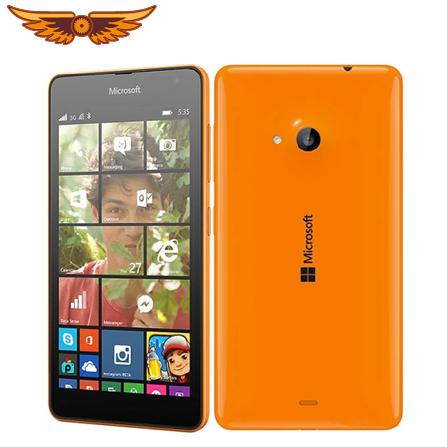 Nokia Lumia 535 горячая Распродажа оригинальный 5 0 дюймов 5MP четырехъядерный 8 Гб ROM 1 RAM