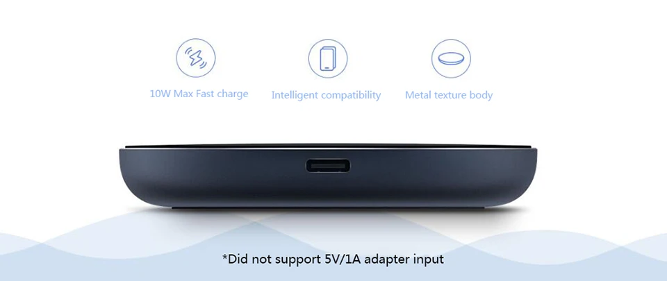 Сяо mi Беспроводной Зарядное устройство 10 W mi зарядного устройства Тип-C 10 W быстрая Quick Charge для mi x 2 S iphone X 8 плюс samsung S9