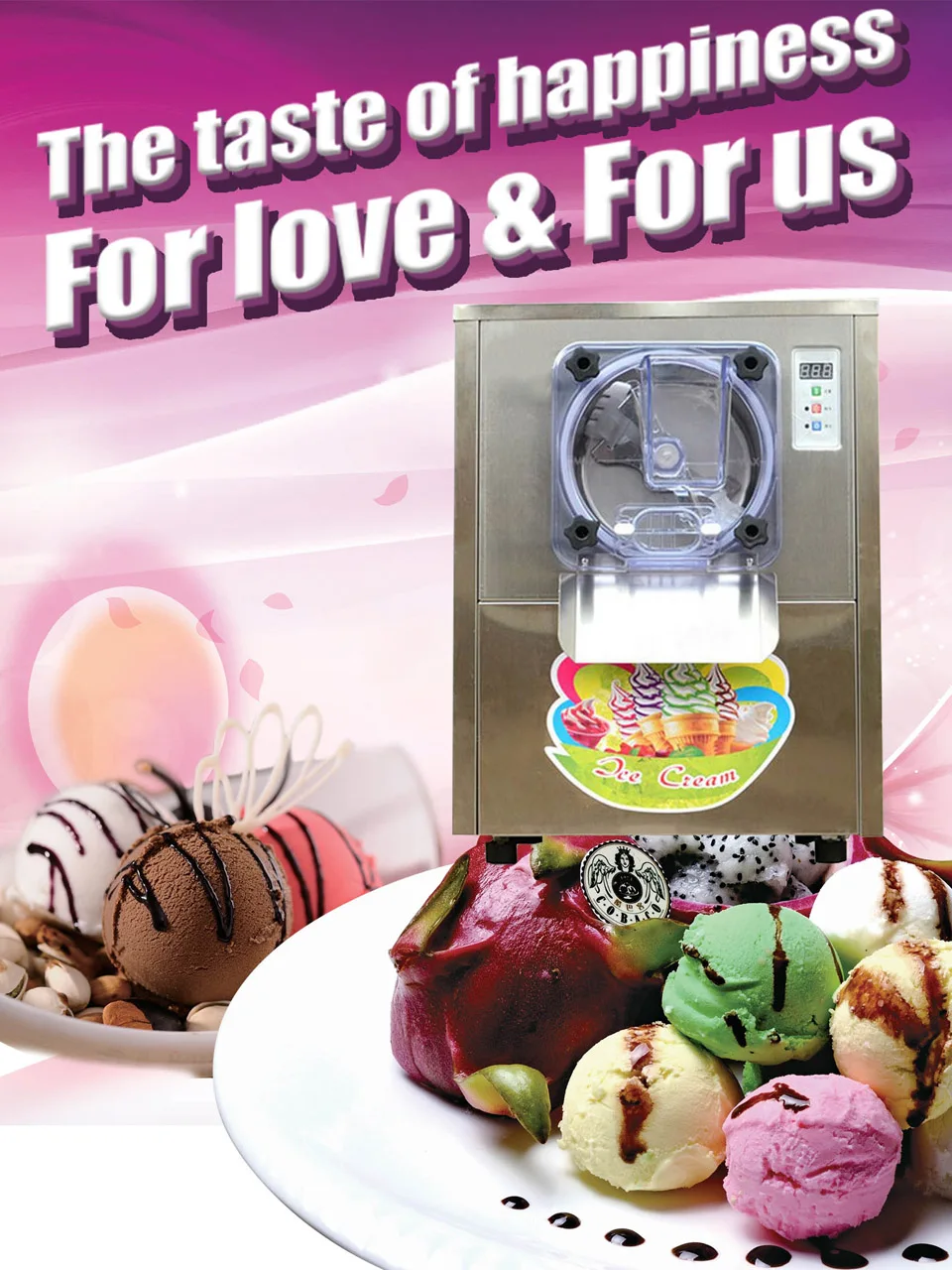 1 Hard ice cream making machine