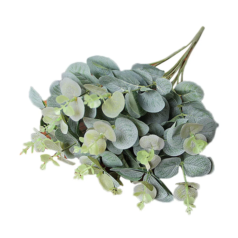 Green artificial leaf decorative Eucalyptus Leave