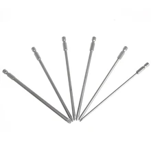 2018 6 pçs/set 1/4 ”Hex Shank 150mm Longo S2 Aço Magnético Cabeça Cruz chave de Fenda Bit W-loja oct29_C