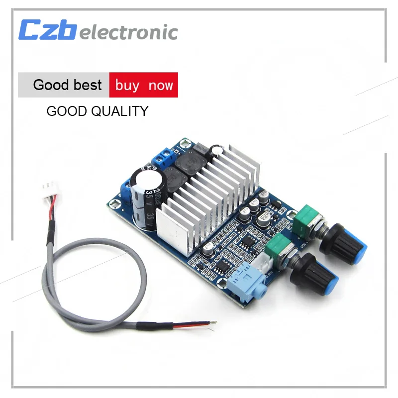 

TPA3116 Digital Subwoofer Amplifier Board Module Bass Output 100W DC12 to 24V