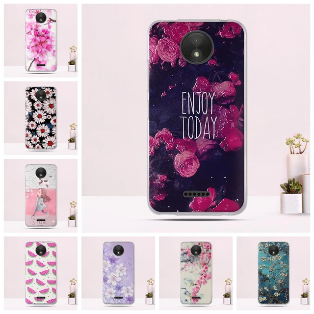 Best Price Phone Cases For Motorola Moto C plus Case 3D Relief Back Cover Pattern Fundas Soft Silicone TPU Case Ultra Thin Covers