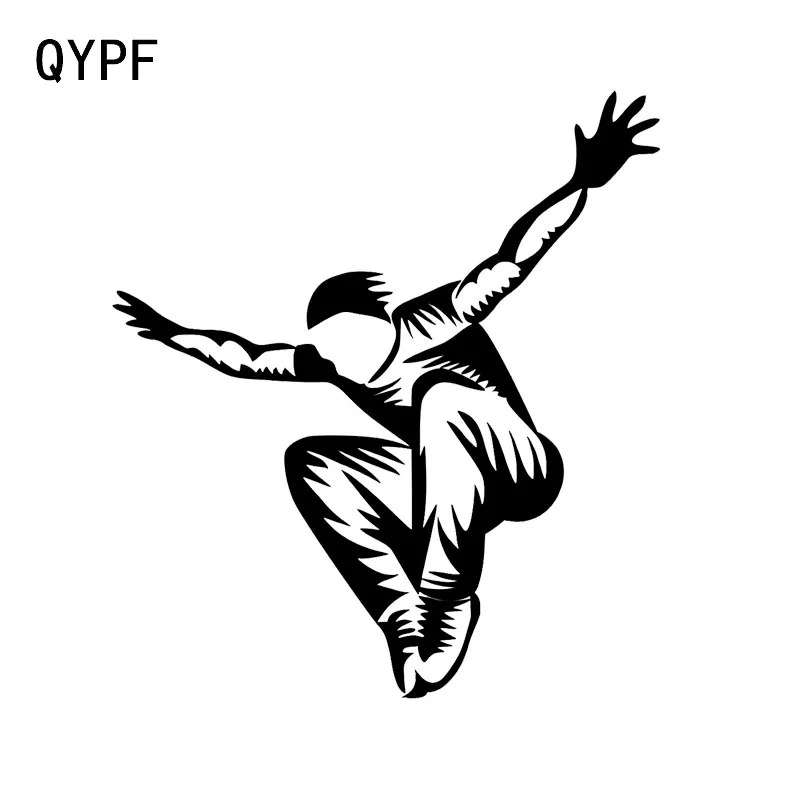 QYPF 10,9*12 Мода винил Паркур улица Декор персонализированные наклейки для автомобиля Графический C16-2240