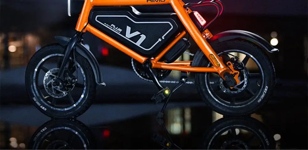 Perfect Xiaomi HIMO V1 Plus Portable Folding Electric Moped Bicycle Maximum speed 25km/h Smart bike Outdoor Xiaomi Electric scooter 15